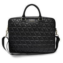 Guess 4G Quilted bag for a 16" laptop - black