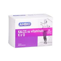 Pirkti  AMBIO KALCIS SU VITAMINAIS K IR D, 60 tablečių - Photo 1