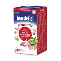  WALMARK MARSIEČIAI IMUNACTIV, braškių skonio, 30 kramtomųjų tablečių