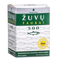  GAMTOS NAMAI ŽUVŲ TAUKAI, 500 mg, 50 kapsulių  
