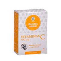 c vitaminas 500 -  GAMTOS NAMAI VITAMINAS C, 500 mg, 40 kramtomųjų tablečių  - 1 nuotrauka