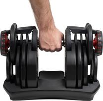 hanteliai - Automatinis reguliuojamas ketaus hantelis 40 kg REBEL ACTIVE - 2 nuotrauka