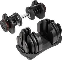 hanteliai - Automatinis reguliuojamas ketaus hantelis 40 kg REBEL ACTIVE - 3 nuotrauka