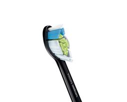 philips sonicare - Philips Sonicare Optimal White HX6064/88, juodi (Black), 4 vnt. - 2 nuotrauka
