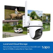 tp link tapo camera - TP-Link Tapo C501GW 4G Belaidė kamera su PTZ funkcija (Balta/White) - 8 nuotrauka