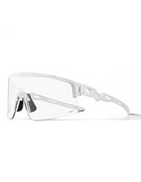 balajos - Rockbros Fotochrominiai Dviračių Akiniai su UV Apsauga ir Korekciniu Įdėklu Balti (White) - 1 nuotrauka
