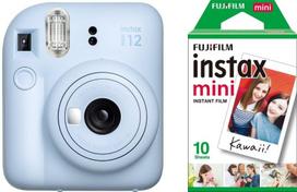 instax mini film - Fujifilm Instax Mini 12 Pastel Blue (Mėlynas) + Instax Mini Glossy (10 vnt.) - 1 nuotrauka