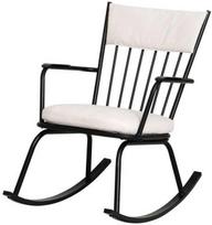 Lauko supamasis krėslas 4Living Riihi, juoda (Black)