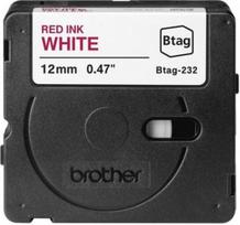 spausdintuvas balta - Brother BTAG-232 | Red on White | Btag | BTAG232 - 1 nuotrauka