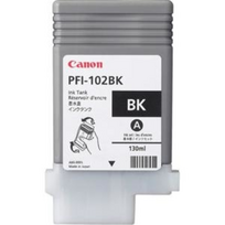 spausdintuvas canon rasalinis - Canon PFI-102BK (0895B001) Rašalinė kasetė, Juoda (SPEC) | 0895B001/SPEC - 1 nuotrauka
