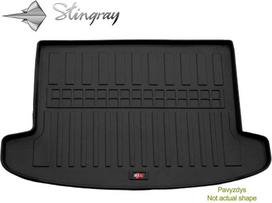 Guminis bagažinės kilimėlis Stingray KIA Sportage (JE) 2004-2010 / Juodas (Black)