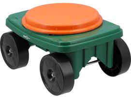 FLO Sodo vežimėlis 90231, plastikas, žalia (Green) / oranžinė (Orange)