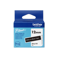 spausdintuvas balta - Brother BTAG-335 | White on Black | Btag | BTAG335 - 1 nuotrauka