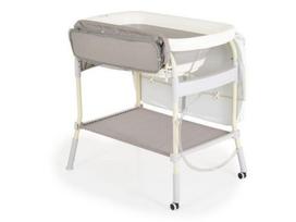 Cangaroo 2in1 vonelė su vystymo stalu, pilka (Grey)