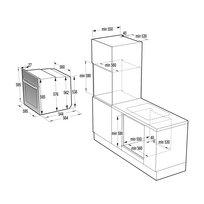 imontuojama orkaite 60cm - Gorenje BOS6747A05DG - 3 nuotrauka