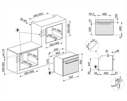 imontuojamas smeg - SMEG SO6102S3PB3 - 3 nuotrauka