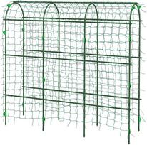 Outsunny Vijoklinė arka, 43 x 182 x 183 cm, žalia (Green)
