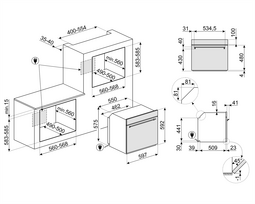 imontuojamas smeg - Smeg SFP6301TVX - 3 nuotrauka
