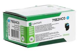 Toneris Lexmark cyan return | 3500 pgs | CS/CX4/517