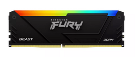 Atmintis(RAM)KINGSTON 16GB 3600MT/S DDR4 CL17 DIMM (KIT OF 2) FURY BEAST RGB_