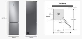 samsung rb38 saldytuvas - Samsung RB38C600CS9/EF - 3 nuotrauka