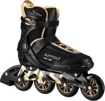 Riedučiai Nils Extreme Armour Black Gold NA22151, aukso/juodi, 45