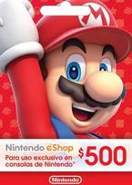 Nintendo eShop Card 500 MXN Key MEXICO