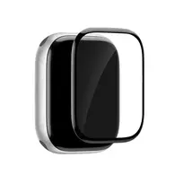 apple watch plevele - Puro Flexible Shield Protective Film with Applicator for Apple Watch 10/11 46mm - Black - 1 nuotrauka