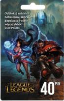 League of Legends Gift Card 40 PLN - 1420 Riot Points / 850 Valorant Points - EUROPE Server Only