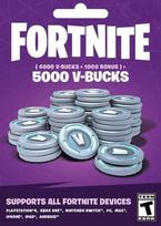 Fortnite - 5000 V-Bucks Gift Card Key GLOBAL