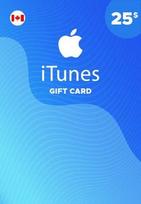 Apple iTunes Gift Card 25 CAD iTunes Key CANADA