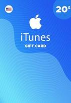 Apple iTunes Gift Card 20 USD iTunes Key NORTH AMERICA