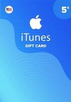 Apple iTunes Gift Card 5 USD iTunes Key UNITED STATES