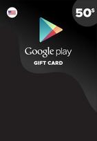 Google Play Gift Card 50 USD Key NORTH AMERICA
