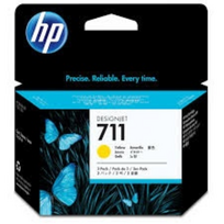 HP 711 3-pack (CZ136A) Rašalinė kasetė, Geltona (SPEC) | CZ136A/SPEC