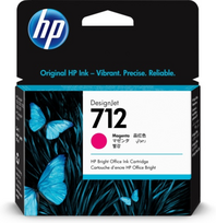 HP 712 (3ED68A) Rašalinė kasetė, Purpurinė (SPEC) | 3ED68A/SPEC
