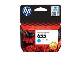 rasalines kasetes spausdintuvams - HP 655 ink cartridge cyan 600p | CZ110AE#BHK - 1 nuotrauka
