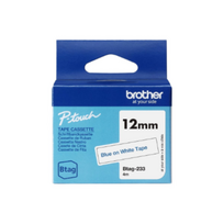 spausdintuvas balta - Brother BTAG-233 | Blue on White | Btag | BTAG233 - 1 nuotrauka
