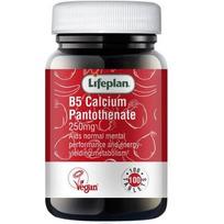  LIFEPLAN VITAMINAS B5 250 mg, kalcio pantotenatas, tabletės N100