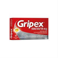 GRIPEX, 500/30/15 mg, plėvele dengtos tabletės, N10