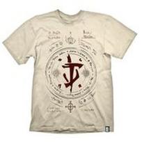 T-Shirt DOOM Eternal - Doomslayer Runes, Light Beige Size S