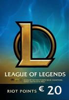 League of Legends Gift Card 20€ - 2800 Riot Points / 1950 Valorant Points - EU WEST Server Only