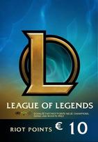 League of Legends Gift Card 10€ - 1380 Riot Points / 950 Valorant Points - EU WEST Server Only