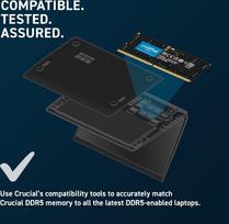 5600 - Crucial CT32G56C46S5, DDR5 (SO-DIMM), 32 GB, 5600 MHz - 2 nuotrauka