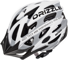 Meteor Drizzle MV29 Dviratininko Šalmas, Baltas/Pilkas (White/Grey)