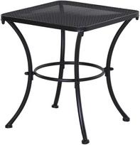 terasa - Outsunny Šoninis staliukas, juodas (Black), 45 cm x 45 cm x 50 cm - 1 nuotrauka