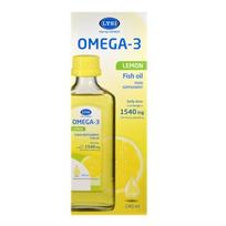 zuvys -  LYSI OMEGA-3, žuvų taukai, citrinų skonio, 240 ml - 1 nuotrauka
