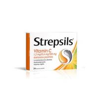 vitaminas c - Strepsils Vitamin C 1,2 mg/0,6 mg/100 mg tabletės N24 - 1 nuotrauka
