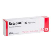 BETADINE, 100 mg/g, tepalas, 100 g