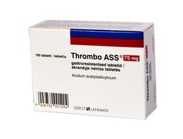 Thrombo ASS 75 mg tabletės, N100